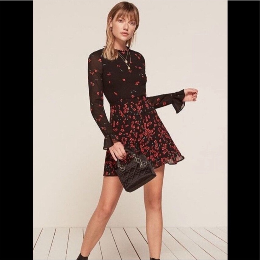 Reformation Lia Dress in Oracle Size 0